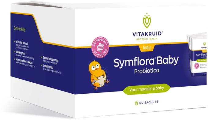 Vitakruid - Symflora® Baby - biotica supplementen voor moeder & baby - 60 sachets
