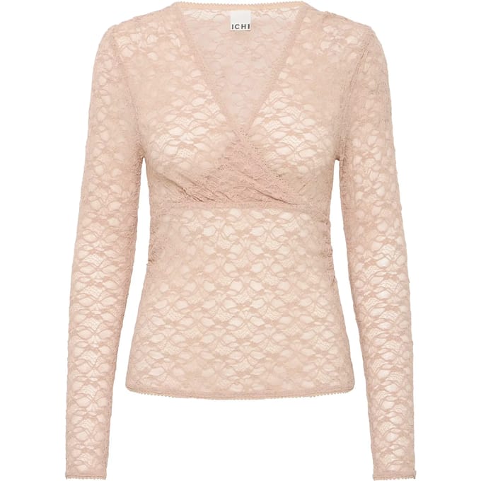 Dames-T-shirt met lange mouwen Ichi Lacey 2