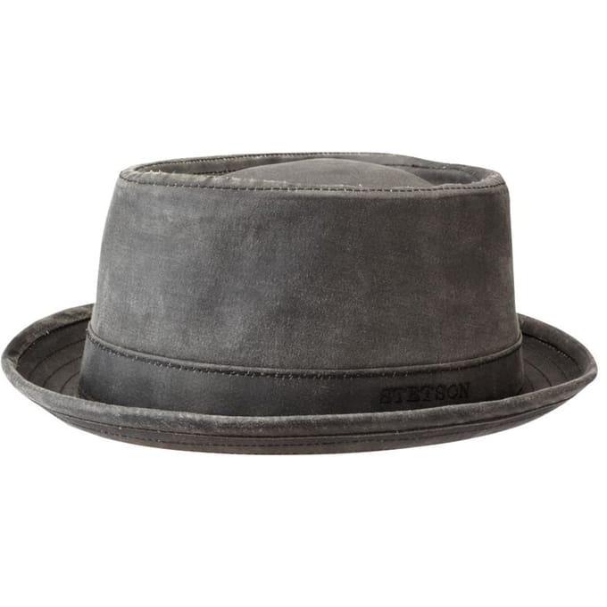 Stetson Hoed - Pork Pie CO/PES - zwart