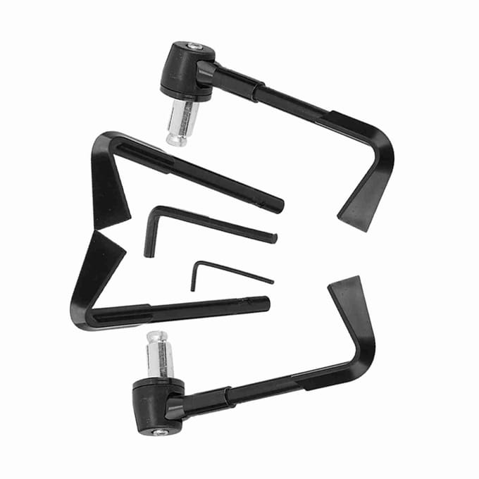 CNC Motorfiets Handvatbeschermer Remhendels Beschermkap Motorfietsbeschermer Stuur(Zwart) gray