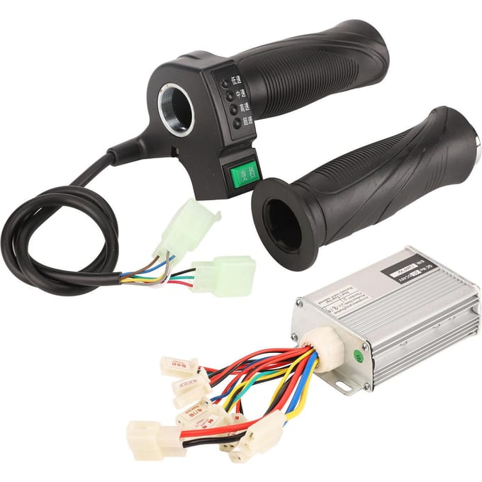 48V 1000W Elektrische Fiets Borstelmotor Controller met 4-Snelheden Gashandvat Elektrische Controller black