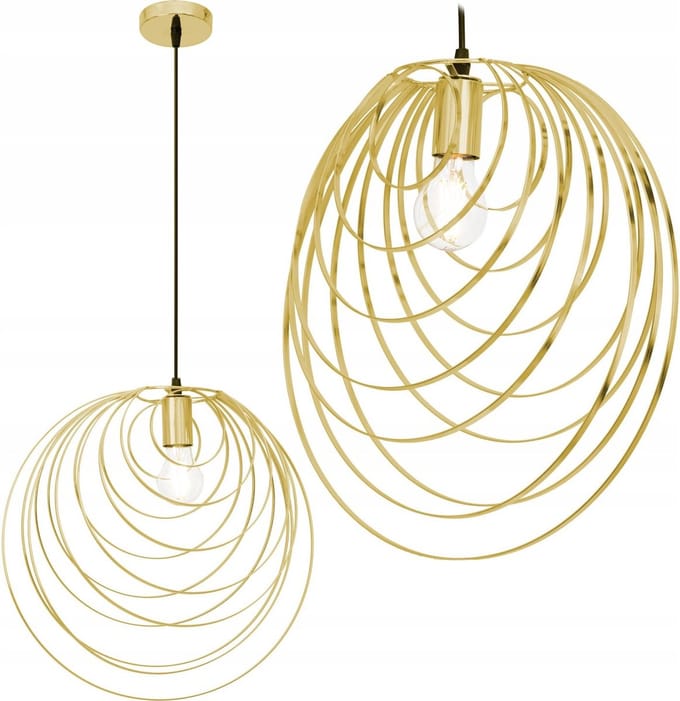 Toolight App428-1Cp Hanglamp Goud 39X40,5X39Cm