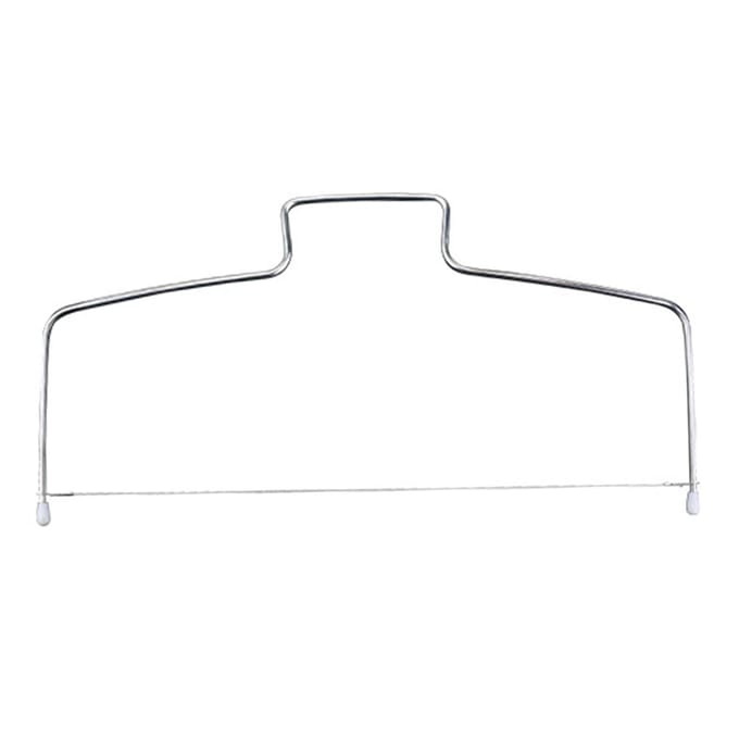 Niveleur de gâteau en acier inoxydable, coupe-gâteau réglable à 8 vitesses avec fil amovible pour la cuisson white