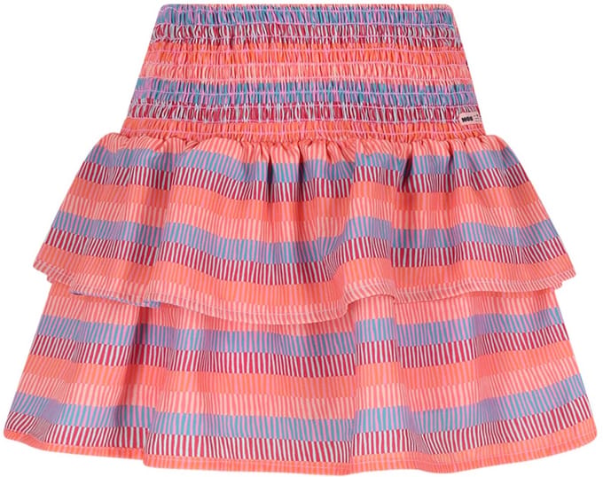 NONO - Nika AOP smocked skirt - Camelia Pink - Maat 104