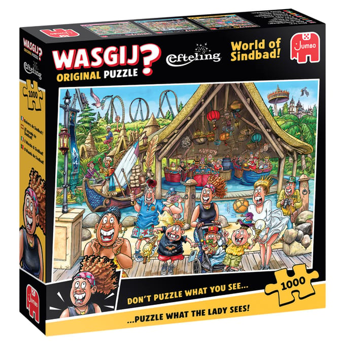 Wasgij Original Efteling - De Wereld van Sindbad! - 1000 stukjes puzzel - Legpuzzel