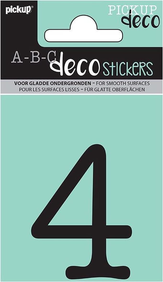 Pickup Decocijfer Maud 60 mm - zwart 4