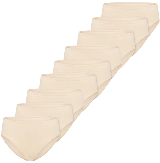 Schiesser Dames slip / onderbroek 9 pack Essentials Cotton