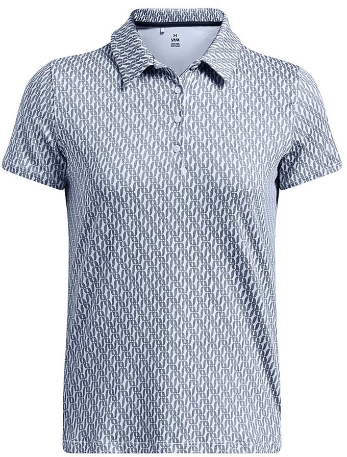 Under Armour Playoff 3.0 Printed Dames Polo Nimbus Blue