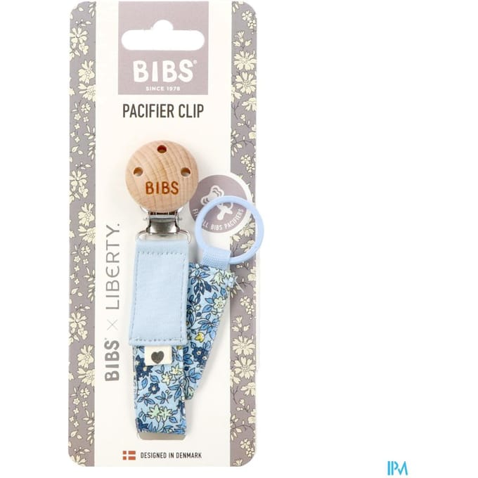 Bibs Fopspeenketting Liberty Blue