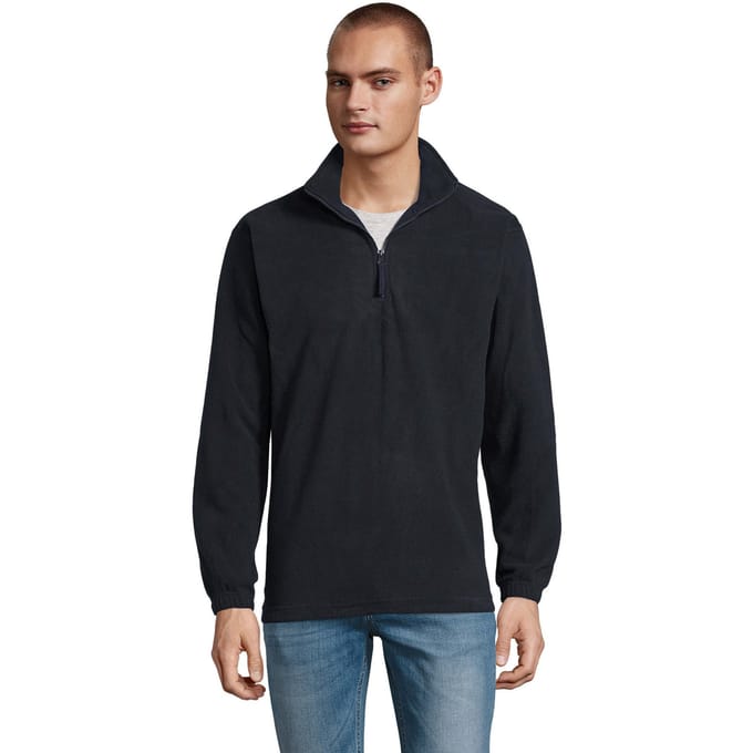 SOLS Volwassen uniseks Ness Half Zip Fleece Top (Marine)