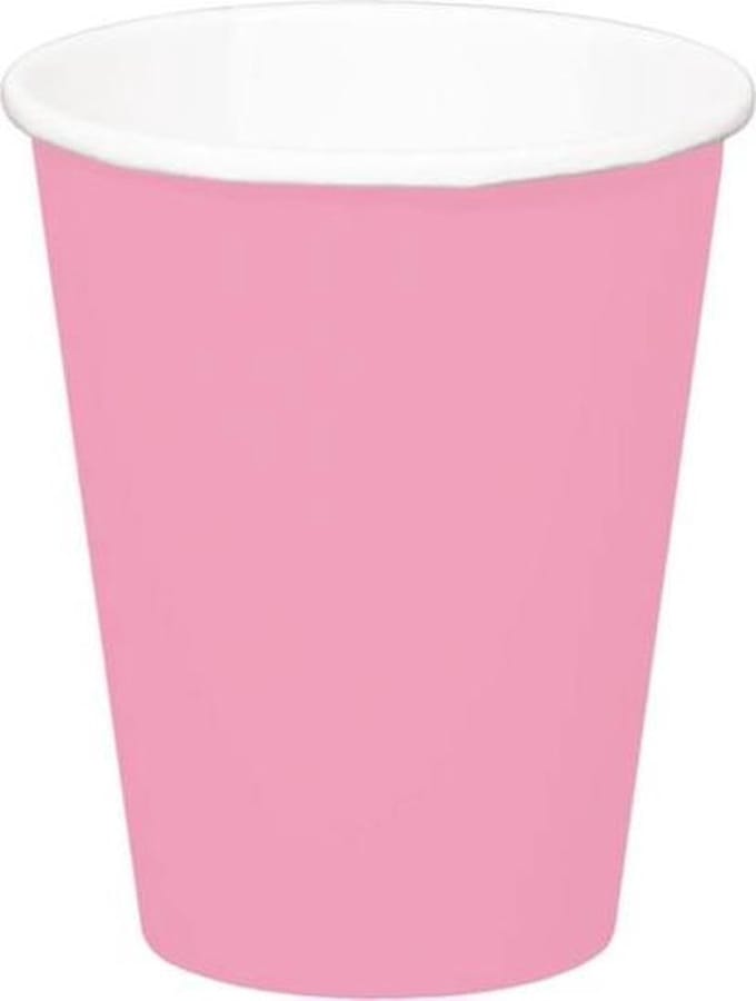 Baby Roze Bekers 350 ml - 8 stuks