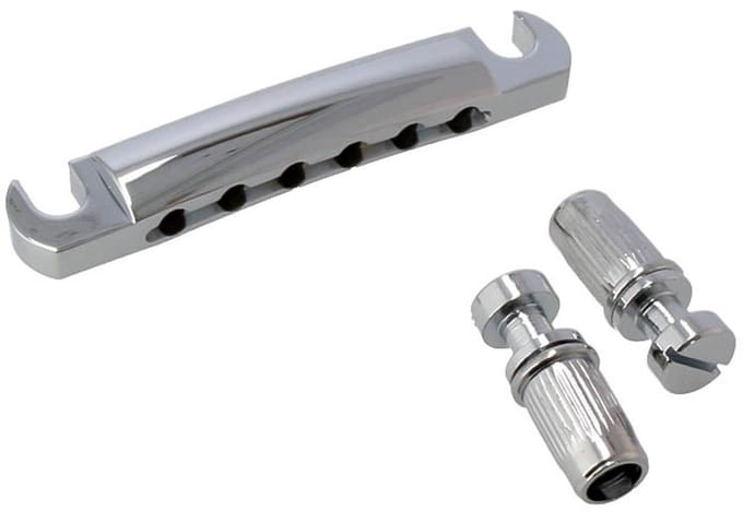 Gitaar stop tailpiece - Vervangend staartstuk - Fazley 10609