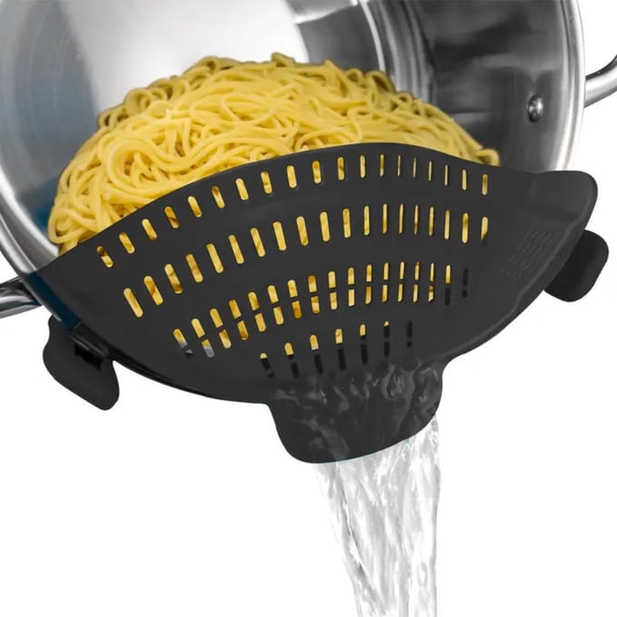 Livano Vergiet - Zeef - Pasta - Zwart