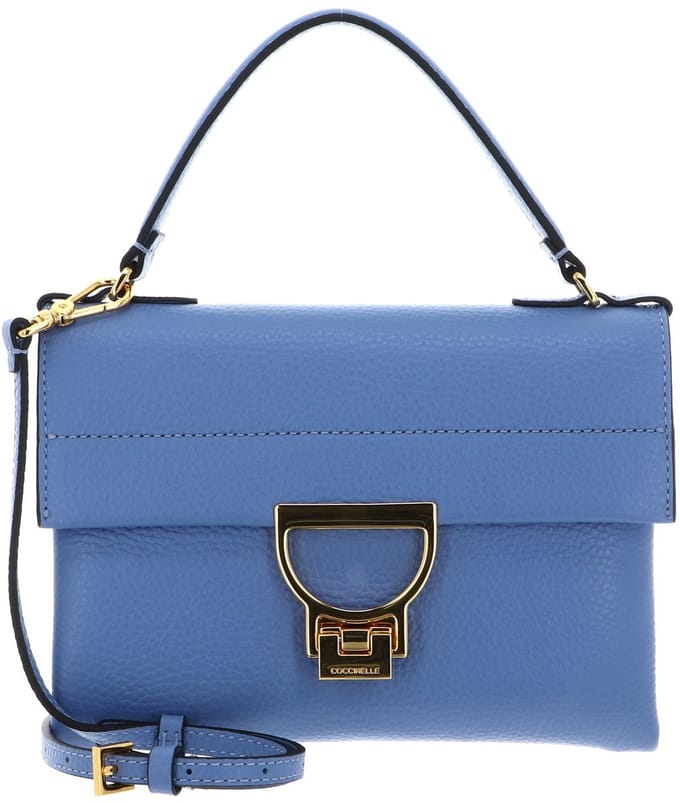 COCCINELLE Leren Handtas Schoudertas Arlettis Handbag Azul Blauw