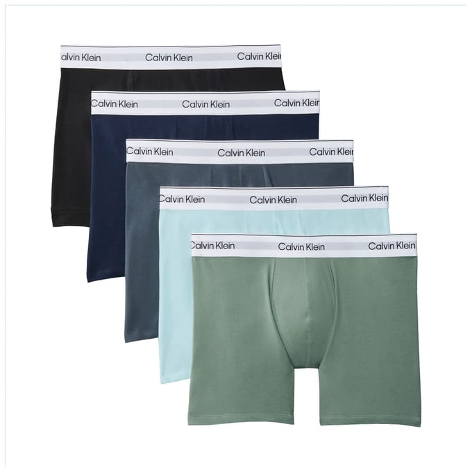 Calvin Klein - Heren Onderbroeken 5-Pack Icon Stretch Boxers - Multi - Maat S