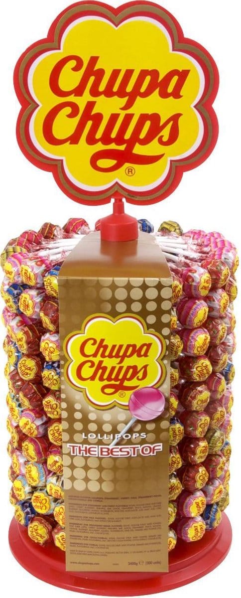 Chupa chups toren 200 stuks - Chupa Chups Weel Display 200 Stuks