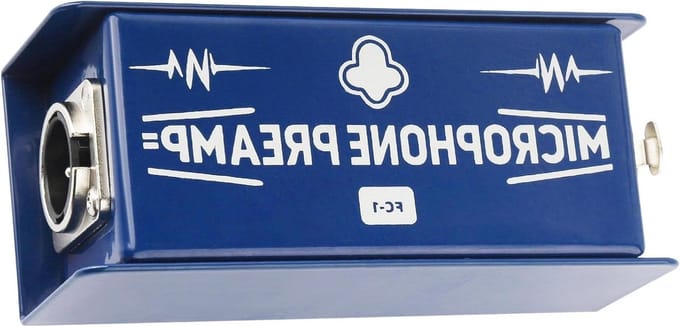 Microfoonversterker - Mic Preamp - Studio Opnames - Verhoogt Signaalsterkte - 1519 x 79 x 701 cm - Blauw