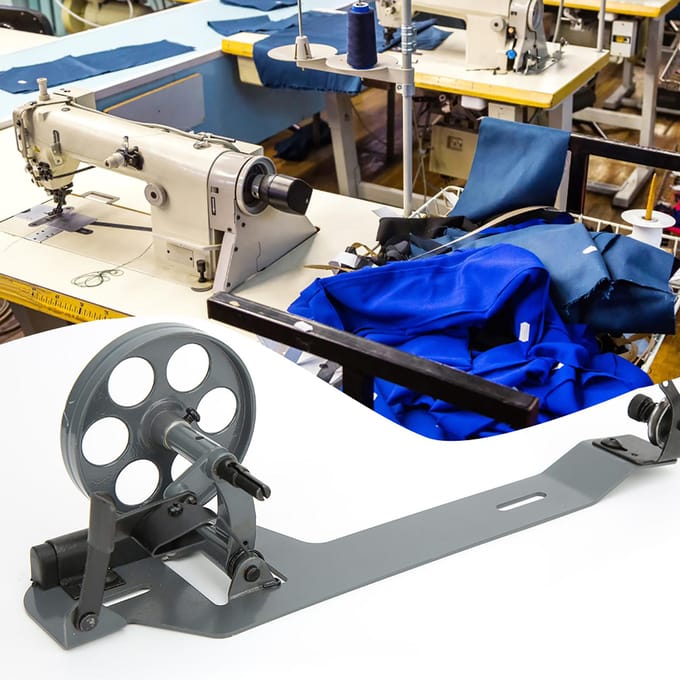 Grote Spoelwinder Roestvrij Staal Industriële Naaimachines Accessoires gray