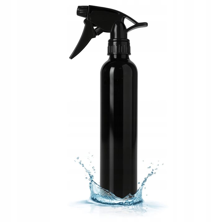 Poniks Sprayfles Voor Water - Kappersspray - Zwart 500Ml