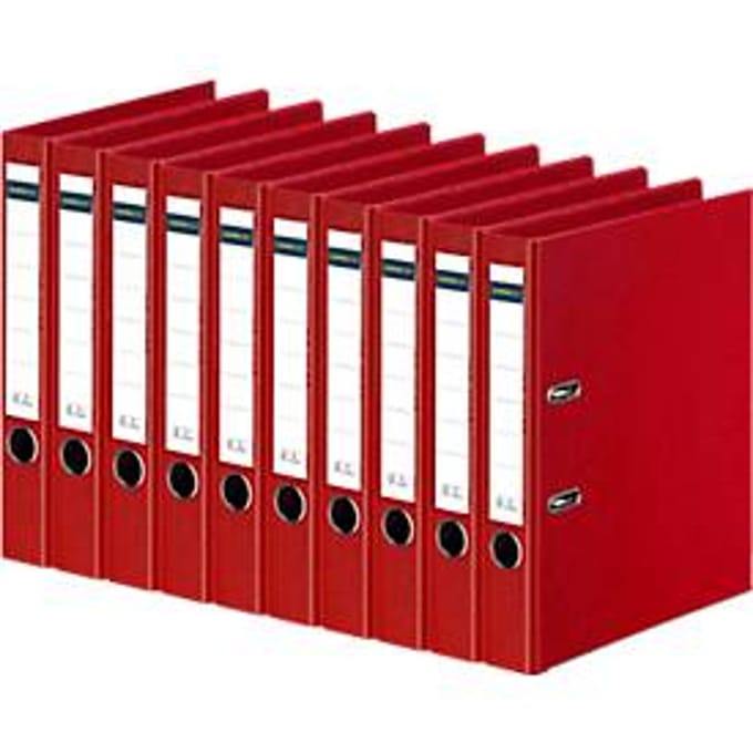 Schäfer Shop Select  ordner, A4, rugbreedte 50 mm, 10 stuks, rood