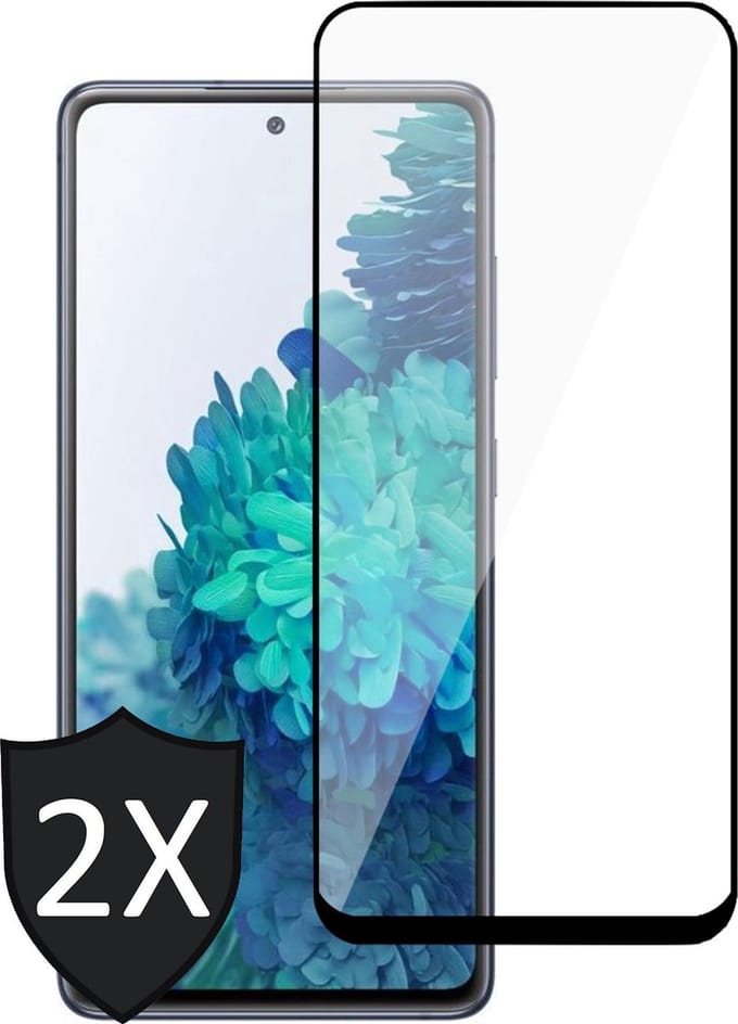 Screenprotector geschikt voor Samsung S20 FE - 2x Glas Full Screen Protector