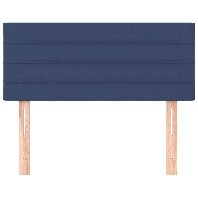 vidaXL - Hoofdbord - 100x5x78/88 - cm - stof - blauw