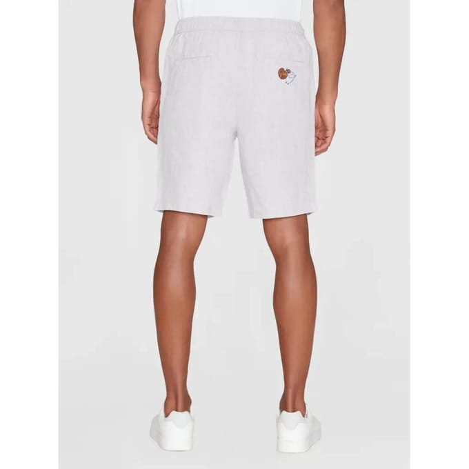 Geborduurde shorts KnowledgeCotton Apparel Fig