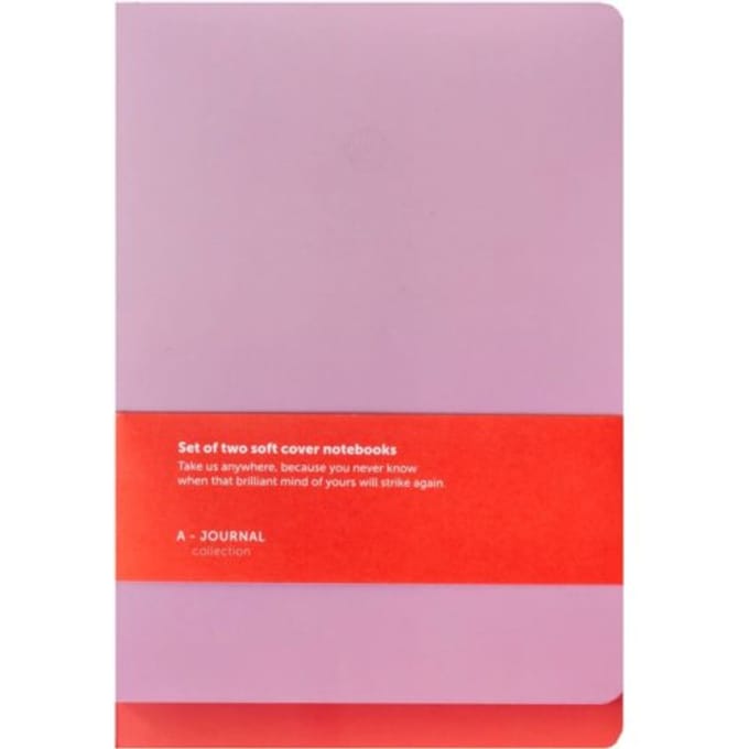 A-Journal - Notitieboek - A5 - Koraal - Gelinieerd