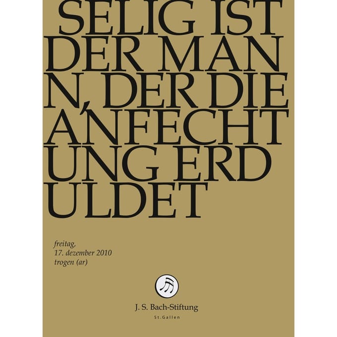Chor & Orchester Der J.S. Bach-Stiftung, Rudolf Lutz - J.S. Bach: Selig Ist Der Mann, Der Die A (DVD)