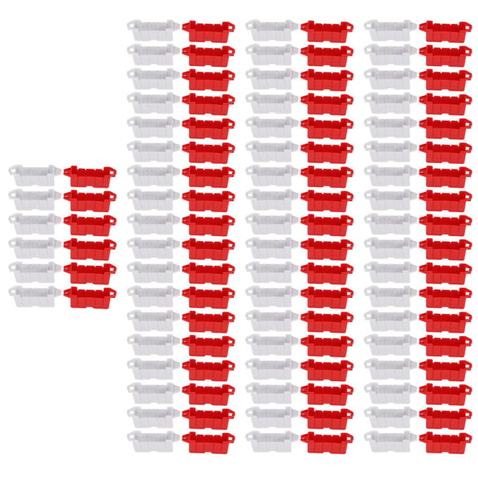 120 STUKS Afstandsbediening Auto DIY Racebaan Wegbarrière Driften Racebaan Wegbarrière