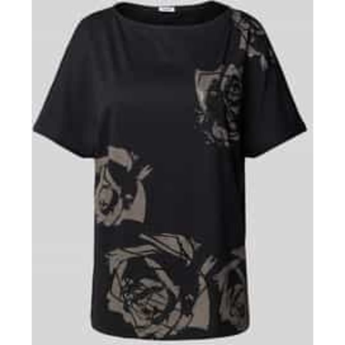 T-shirt met gebloemd motief