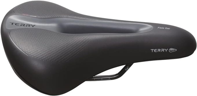 Fietszadel Gel - Comfort Zadel - Lange Afstanden Fietsen - Ergonomisch Ontworpen - One Size - Zwart