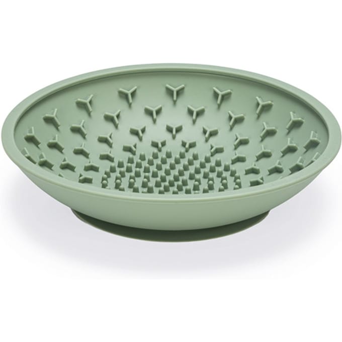beeztees Silicone Likmat Schaal groen: 19x19x4,5cm hond