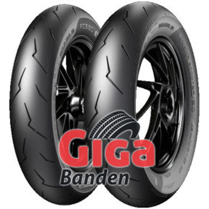 Pirelli Diablo Rosso Scooter SC ( 120/80-12 TL 55P Achterwiel, M/C )