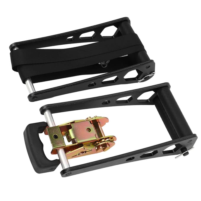 Presse-arc portable de type cliquet Alliage d'aluminium Presse pour arc à poulies Changeur de corde Outils de réglage Presse à cliquet Loc noir