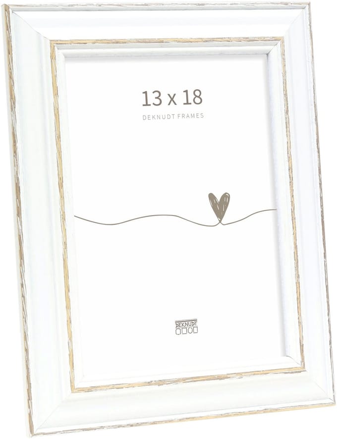 Deknudt S221H3 13X18 Wissellijst Papierformaat: 13 x 18 cm Wit, Zwart