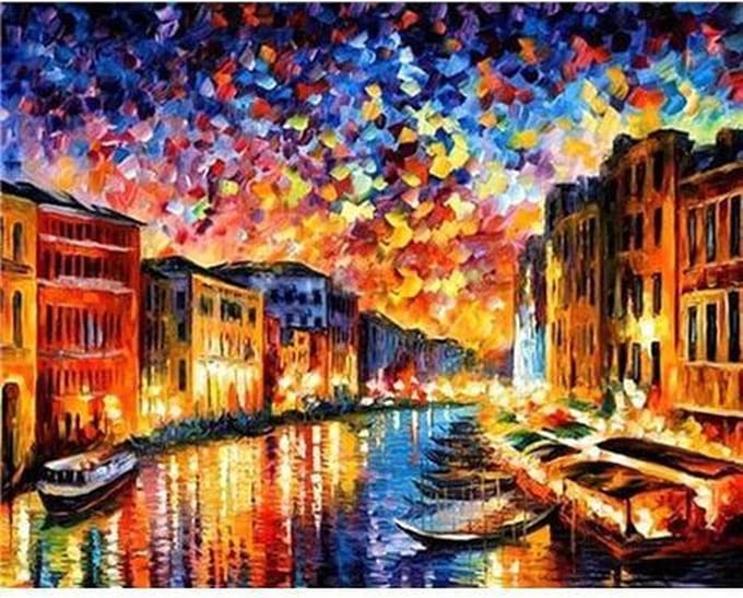 Diamond painting Canal Grande Venetie
