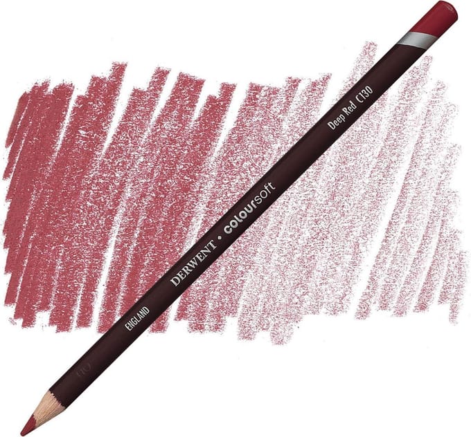 Derwent Coloursoft potlood Deep Red C130