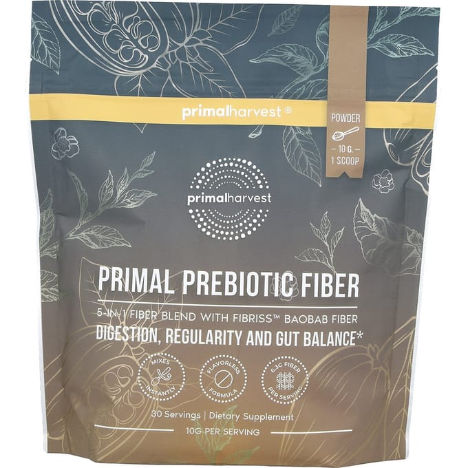 Primal Harvest, Primal Prebiotic Fiber, 300g