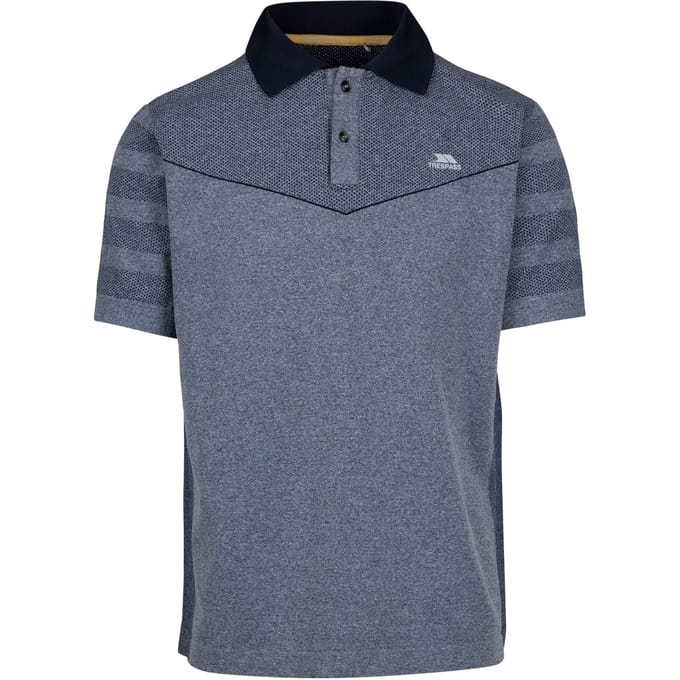 Trespass Heren Nab TP75 Actief Poloshirt (Marine Marl)