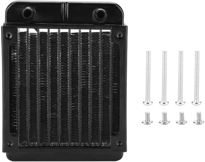 Allecto - Water Cooling Radiator - 8 Pipe Aluminium Koelsysteem - Efficiënte koeling - Geschikt voor PC CPU - Verbeterde prestaties - Ideaal voor g...