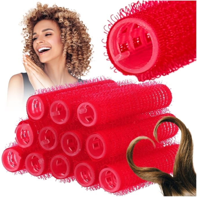Poniks Haar Klittenband Rollers - Zelfhoudend Klittenband - 13mm 12st