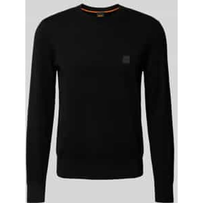 BOSS Pullover Kanovano Zwart - Maat XXL - Heren - Pullovers