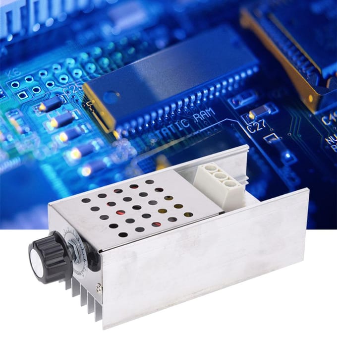 10000W 220V SCR AC Elektronische Spanningsregelaar Dimmen Snelheidsregeling Thermostaat met behuizing