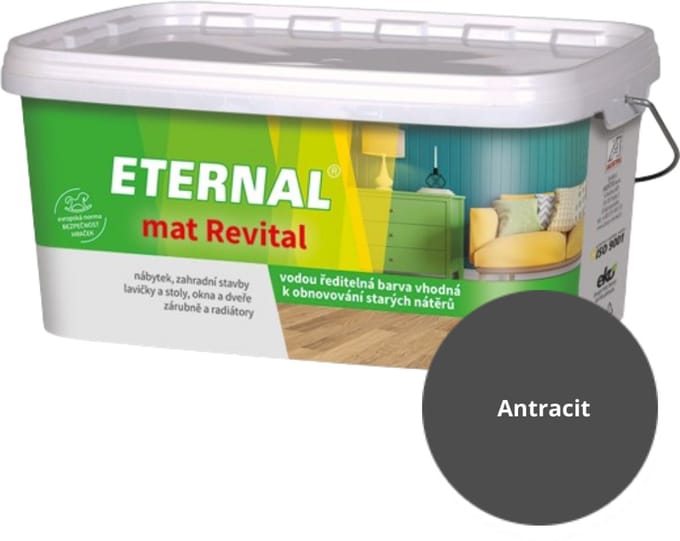 Eternal MAT Revital 2,8 kg, Antraciet (RAL7016)