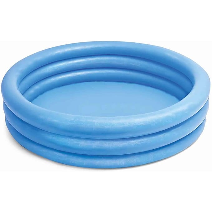 Intex Opblaasbaar Zwembad Crystal - 3 Rings - Opblaaszwembad - 147 cm