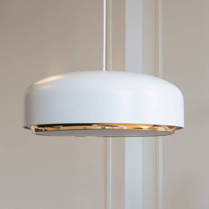 UMAGE Hazel Medium hanglamp, wit, Ø 40 cm