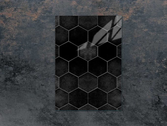 TMK ArtDeko - Serie - Snijplank - 35x52 cm - Hartglas