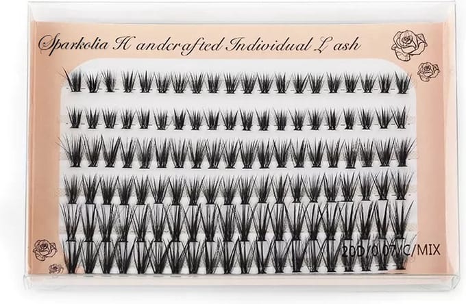 Individual Lashes | 120 Individuele wimpers | 20D | Mix 8MM 10MM 12MM Combo | Sparkolia