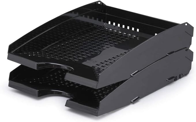 1701626060 Brievenbakje Trend, 6 stuk, zwart